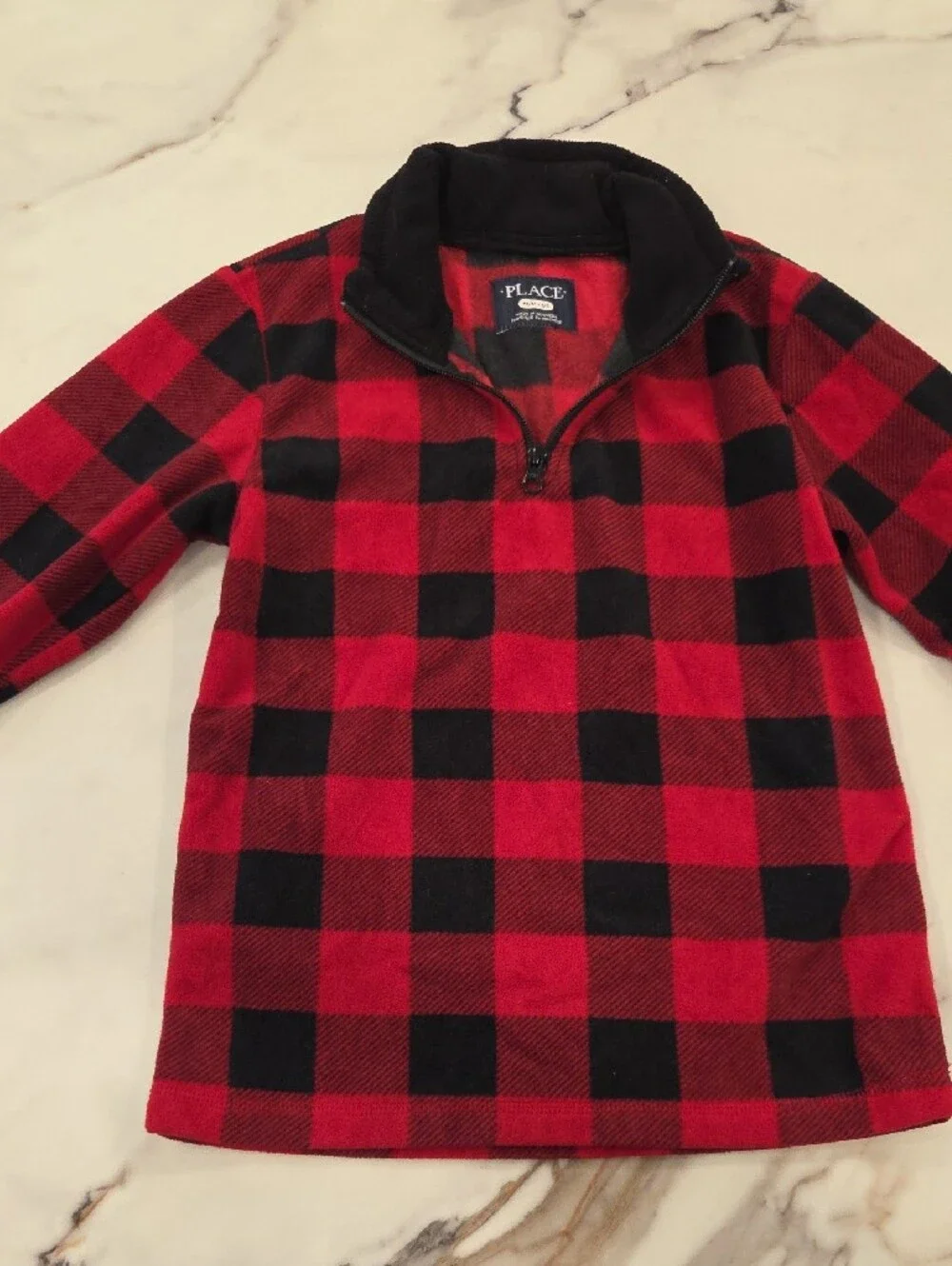 LOT of 4 Children's Place Quarter-Zip Fleece Sweaters, 7/8